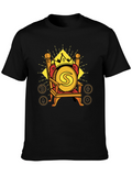 Crypto King T-Shirt - Coin on Throne Design