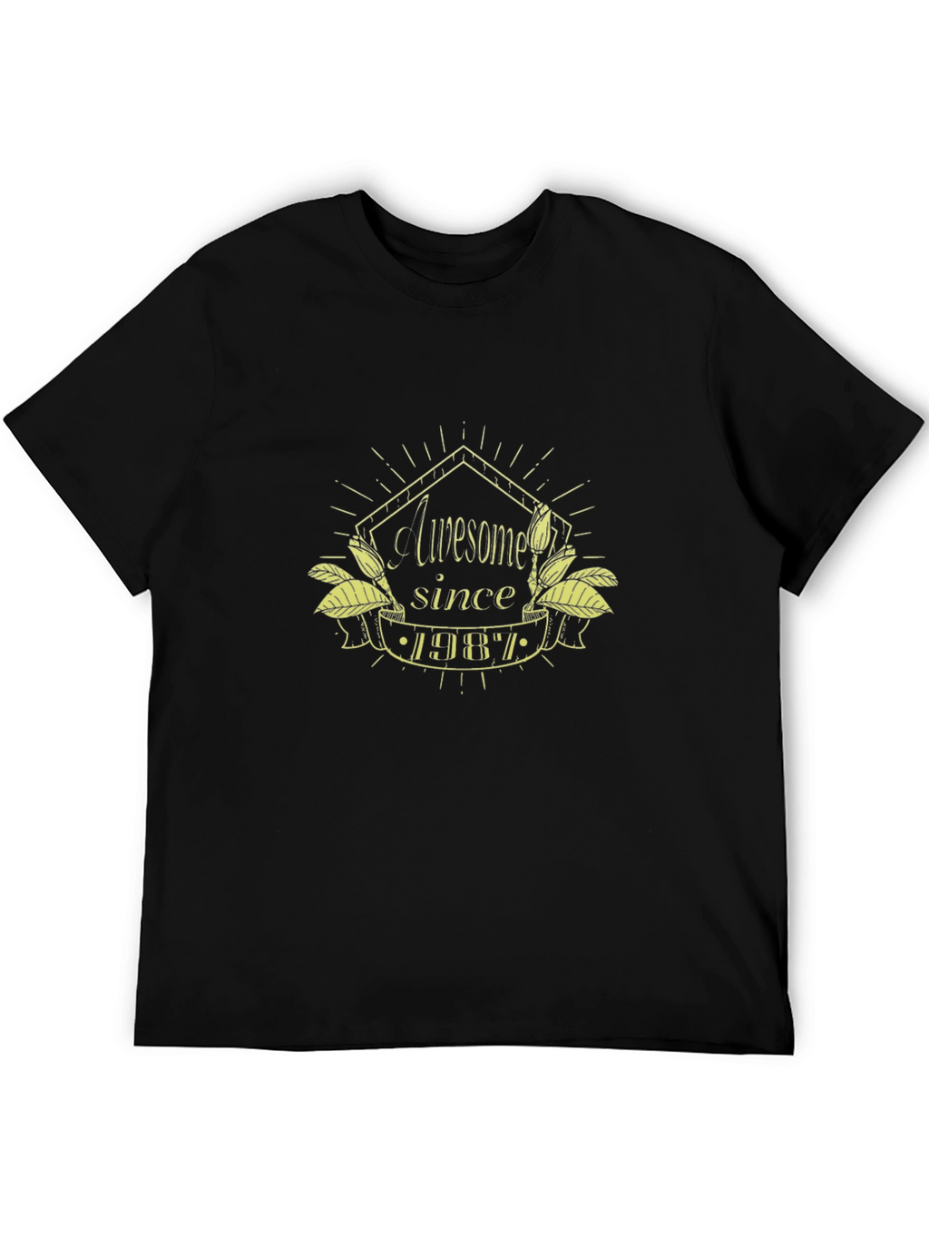 Awesome Since 1987 Black T-Shirt