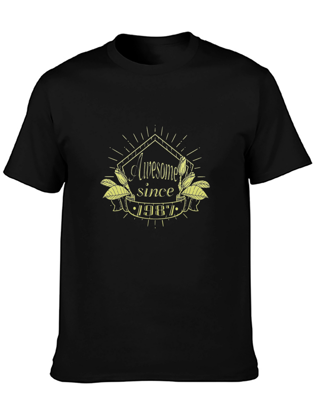 Awesome Since 1987 Black T-Shirt