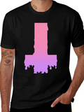 Inverted Cross Drip Graphic T-Shirt