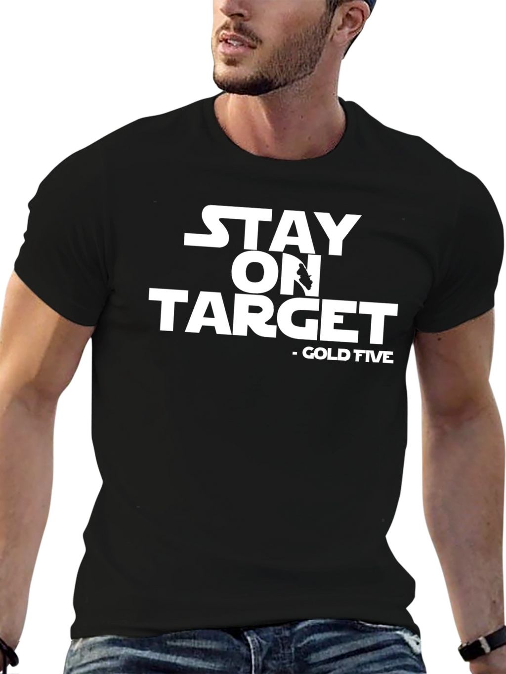 Stay On Target T-Shirt - Gold Five