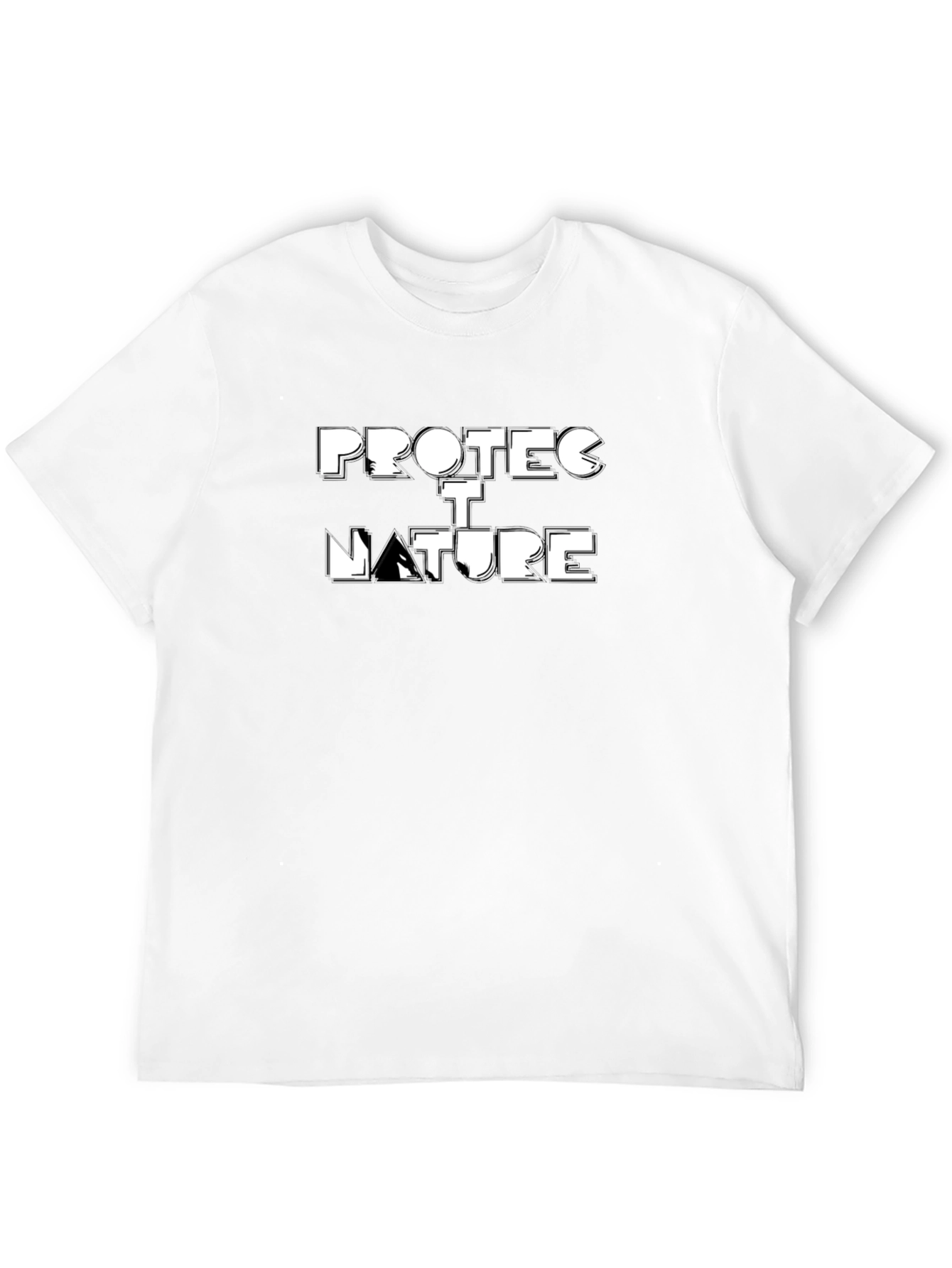 Protect Nature Graphic Tee - Black Casual Shirt