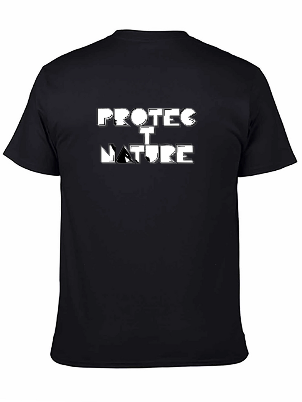 Protect Nature Graphic Tee - Black Casual Shirt