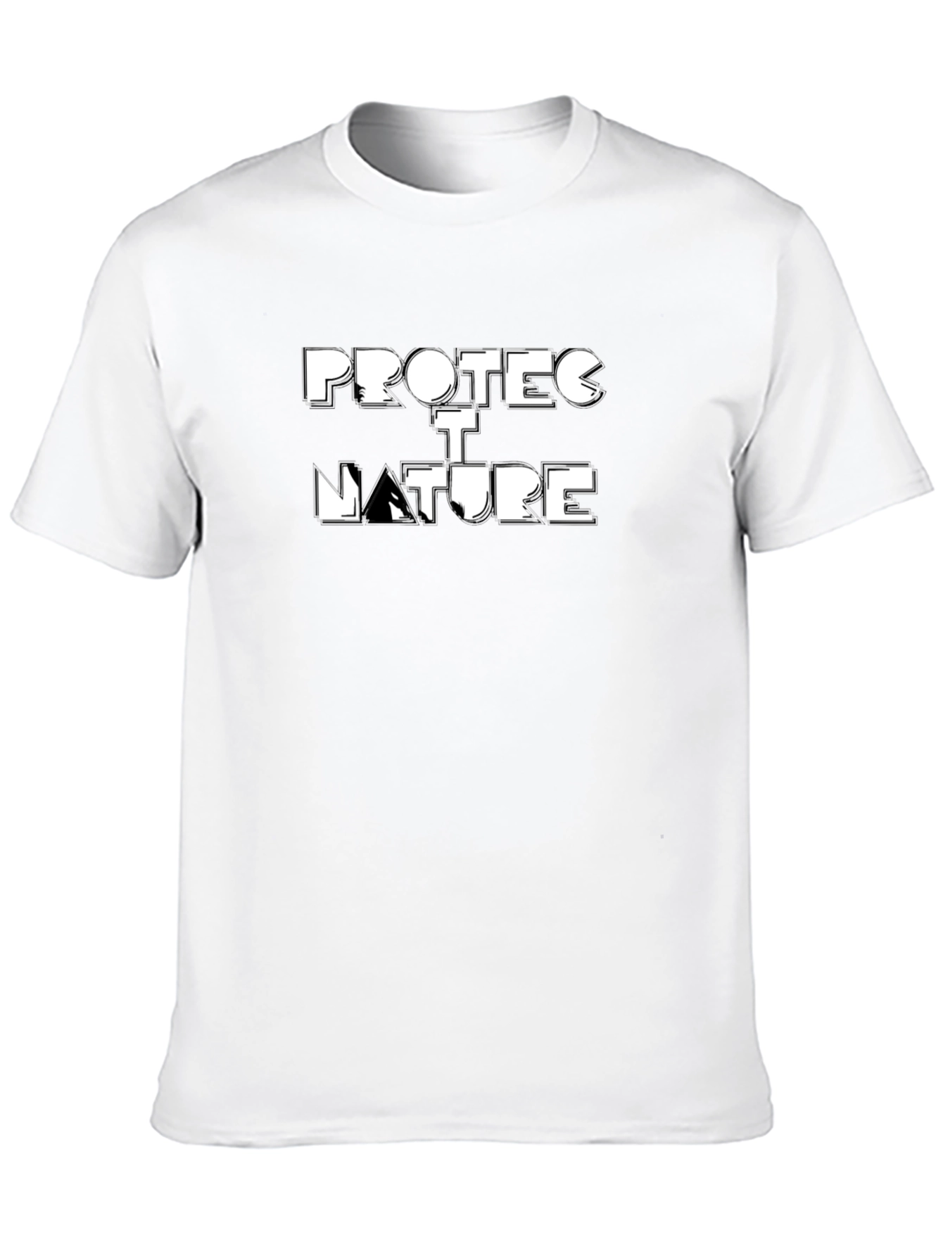 Protect Nature Graphic Tee - Black Casual Shirt