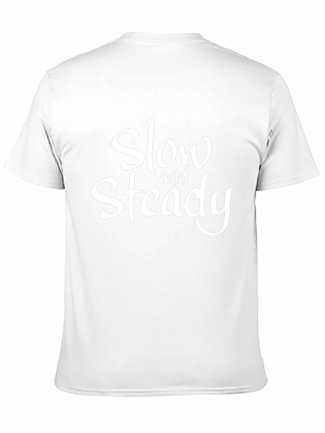 Slow and Steady Graphic T-Shirt - Casual Black Tee