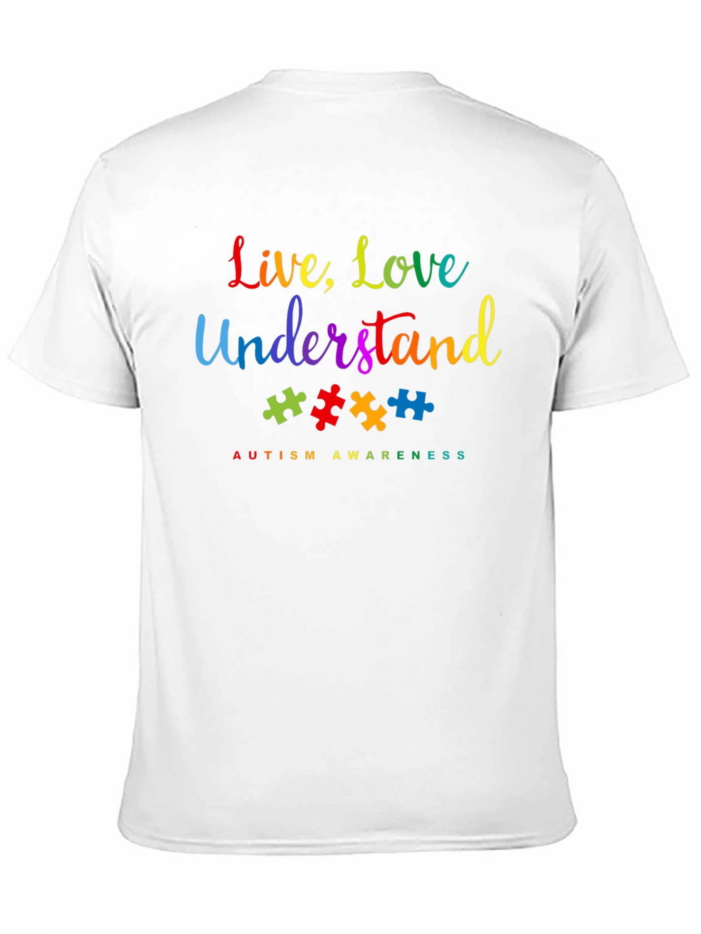 Autism Awareness T-Shirt - Live Love Understand