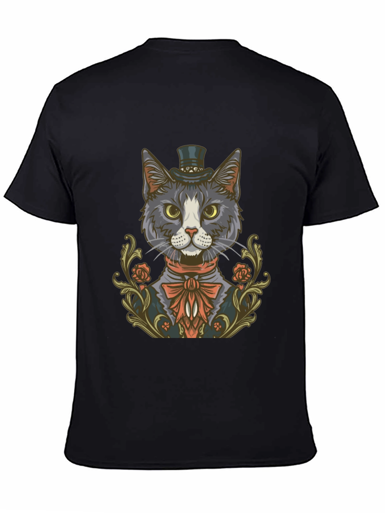Dapper Cat Top Hat Graphic Tee