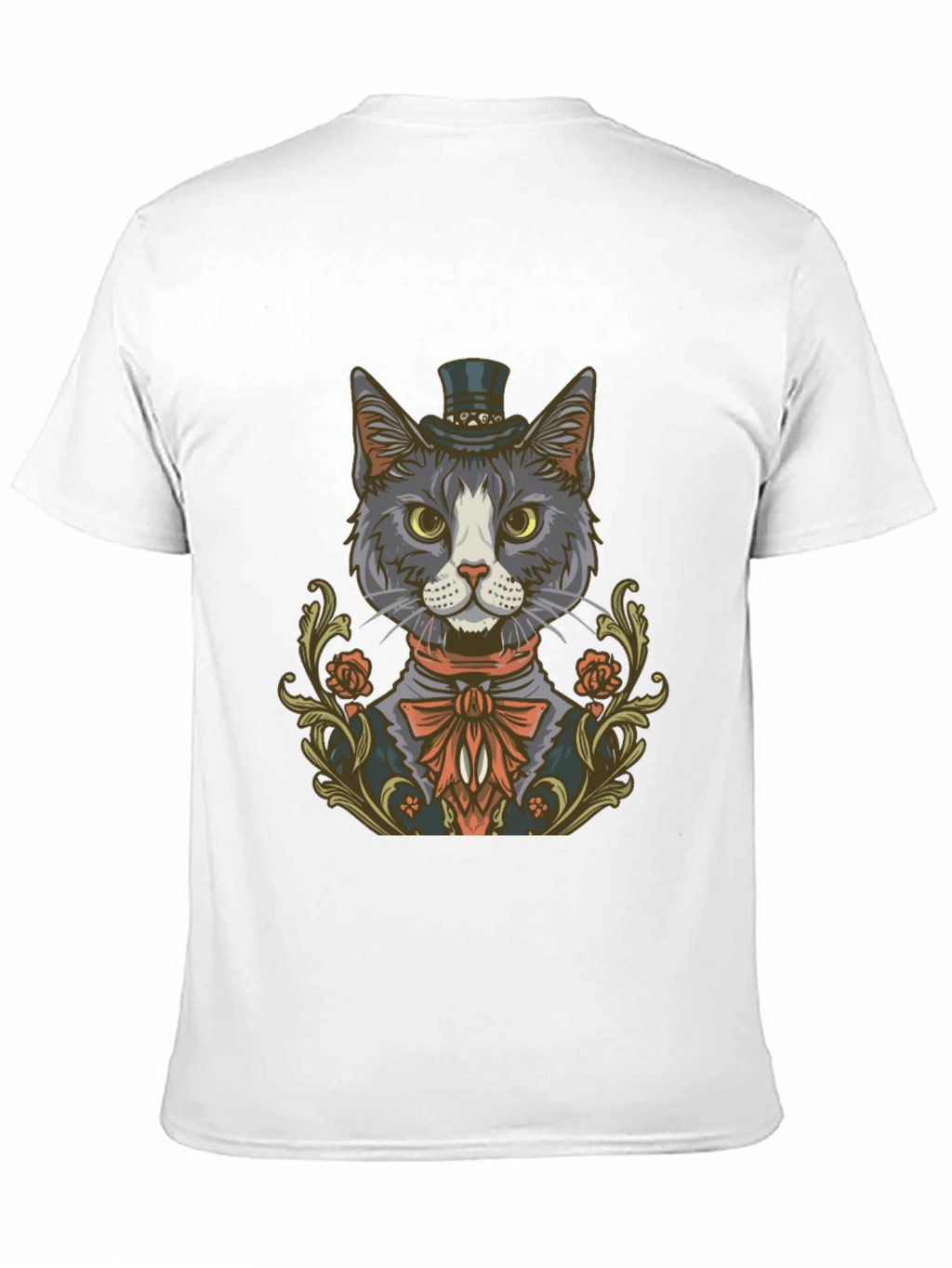 Dapper Cat Top Hat Graphic Tee
