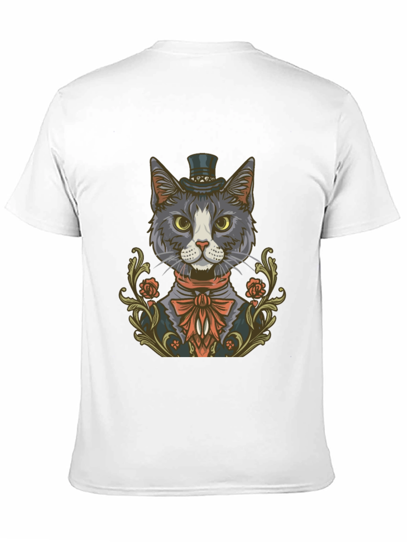 Dapper Cat Top Hat Graphic Tee