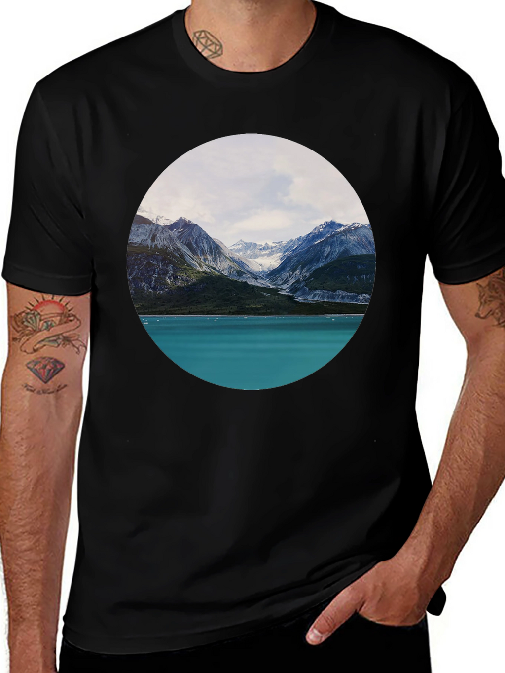 Mountain Lake Graphic Tee