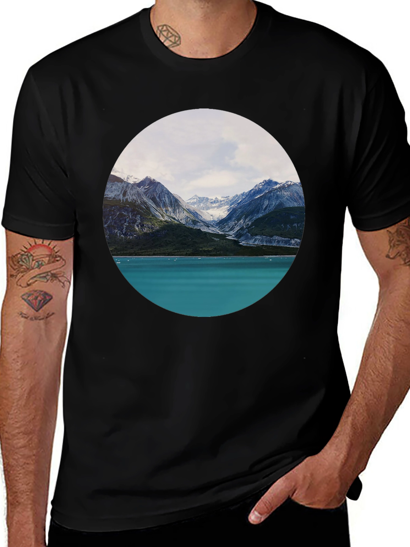 Mountain Lake Graphic Tee
