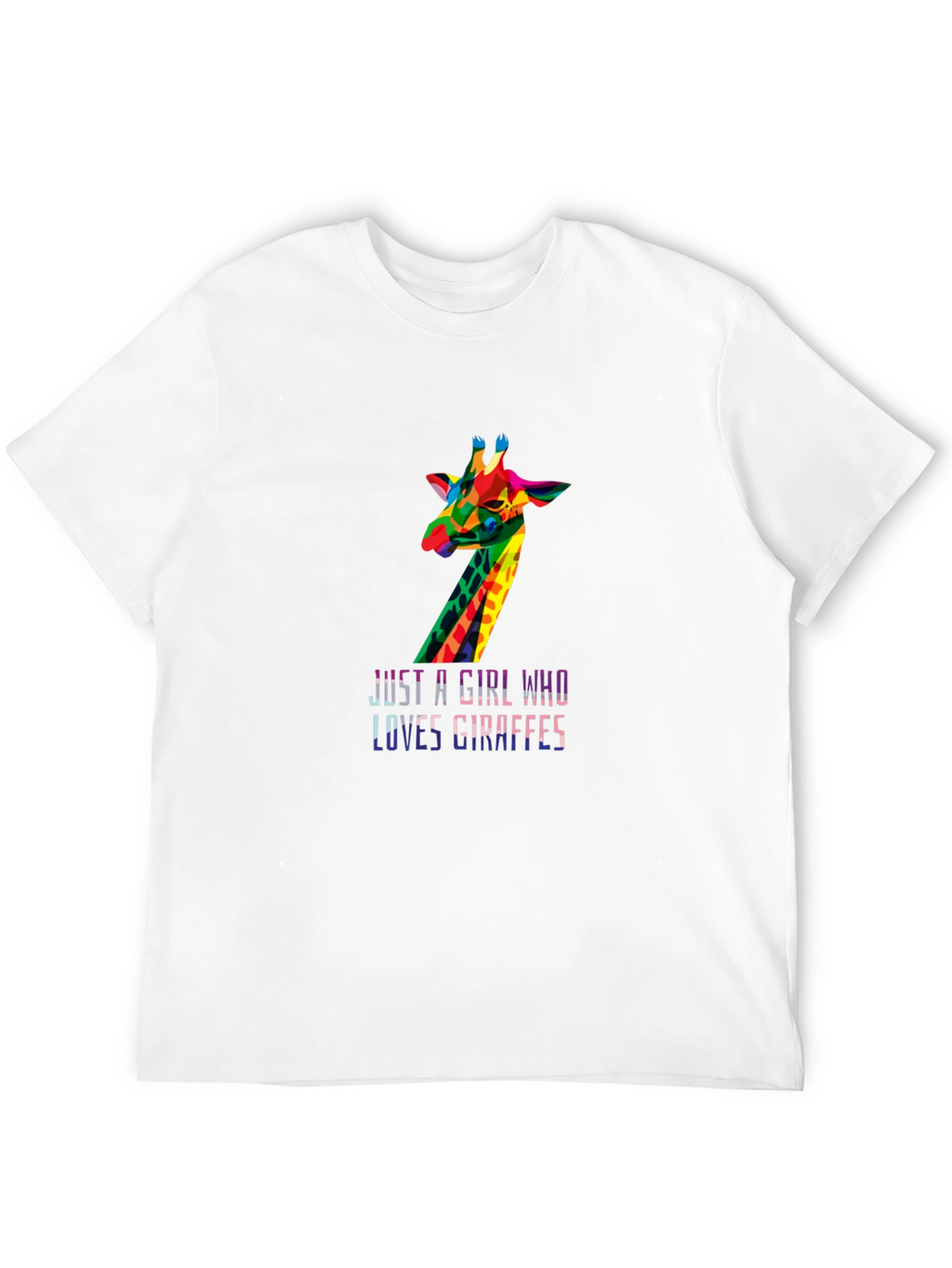 Just a Girl Who Loves Giraffes T-Shirt