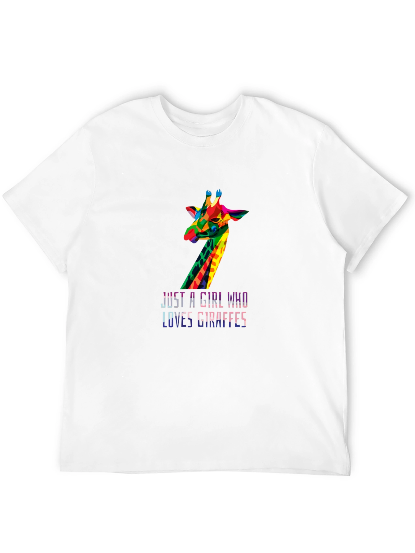 Just a Girl Who Loves Giraffes T-Shirt
