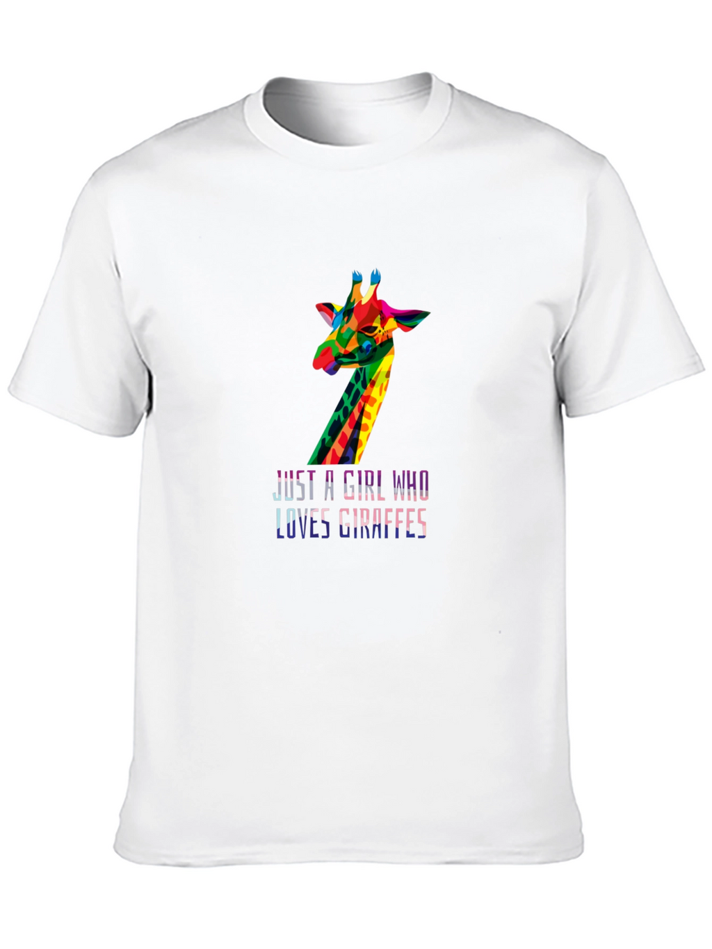 Just a Girl Who Loves Giraffes T-Shirt