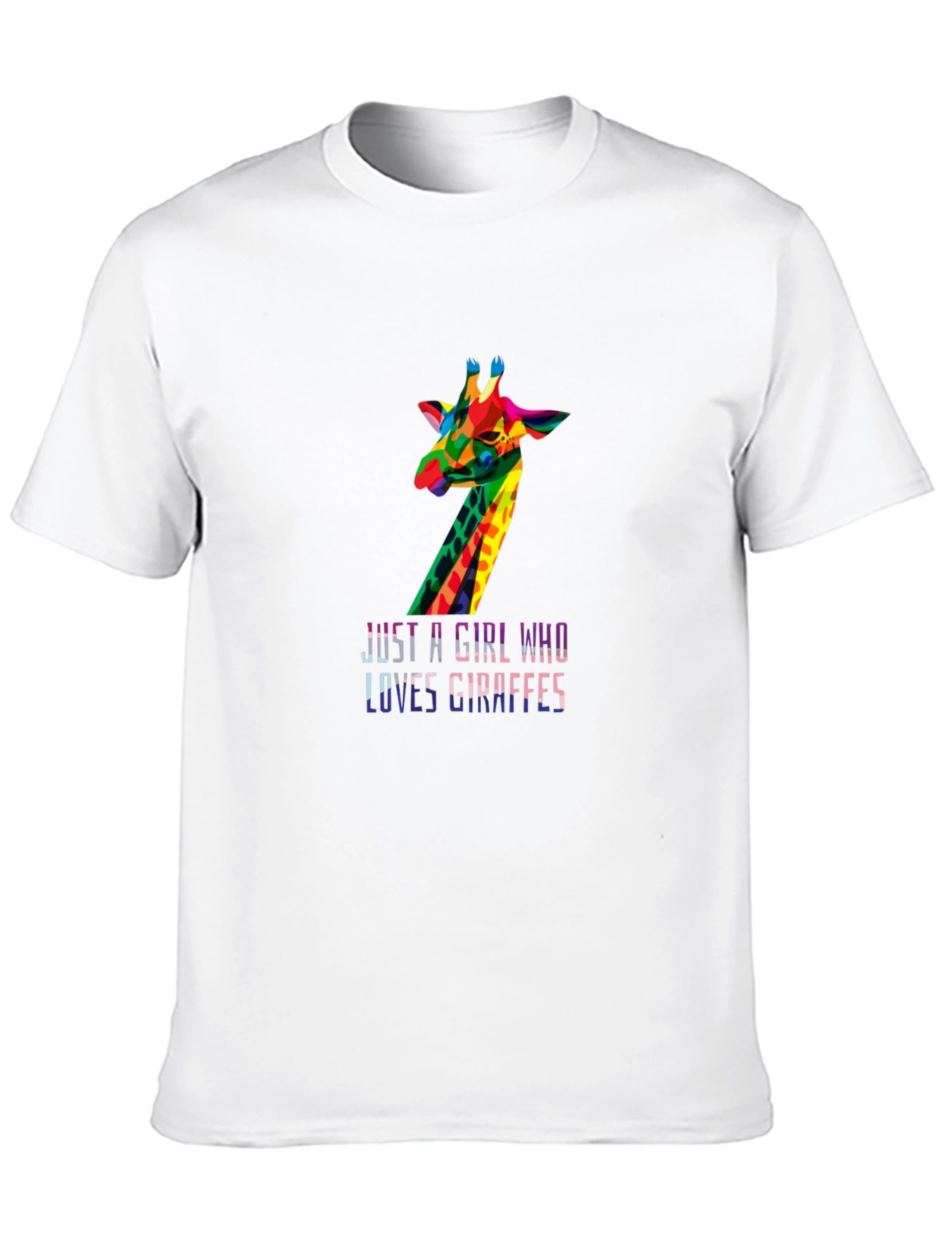 Just a Girl Who Loves Giraffes T-Shirt