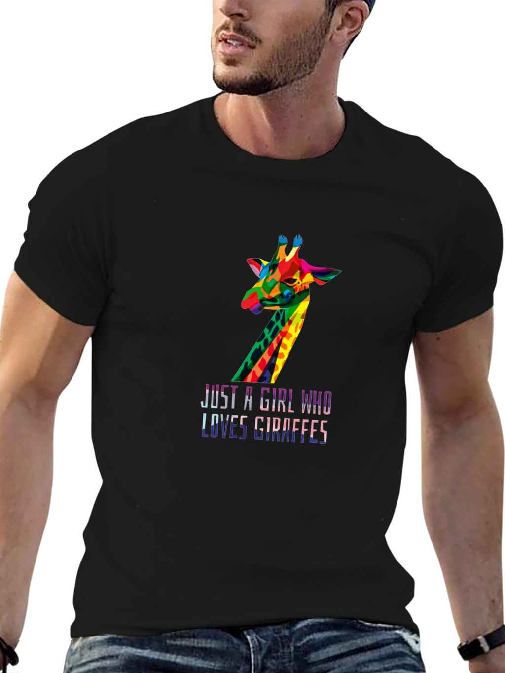 Just a Girl Who Loves Giraffes T-Shirt