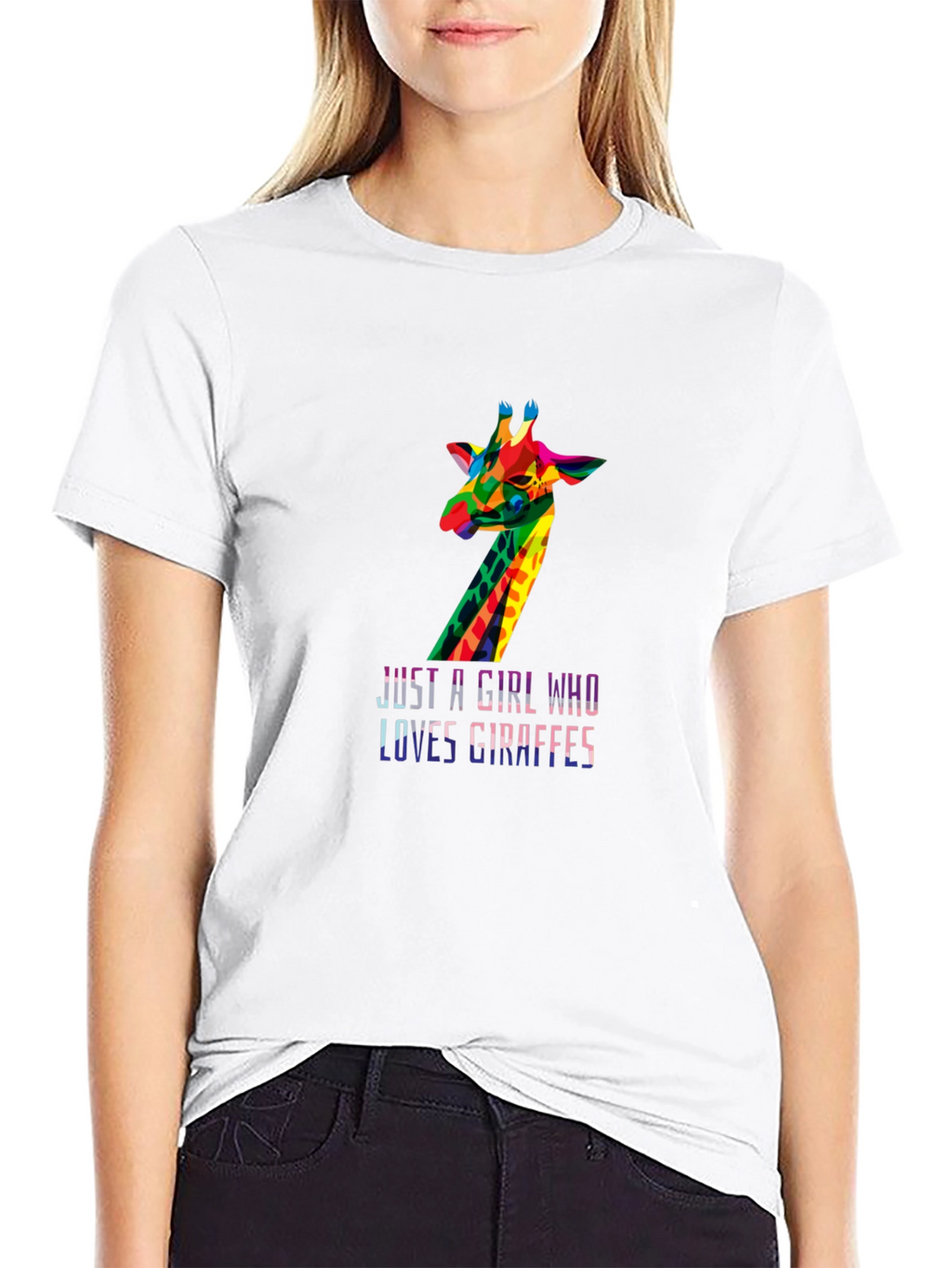 Just a Girl Who Loves Giraffes T-Shirt