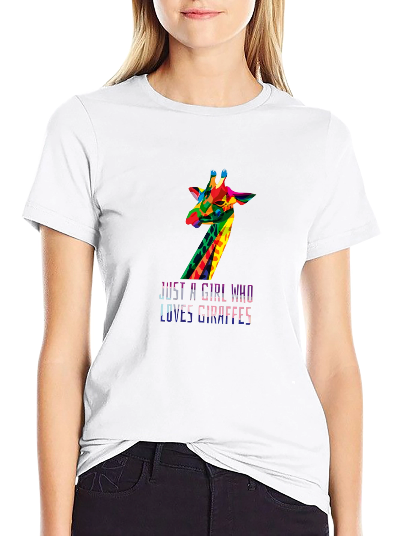 Just a Girl Who Loves Giraffes T-Shirt
