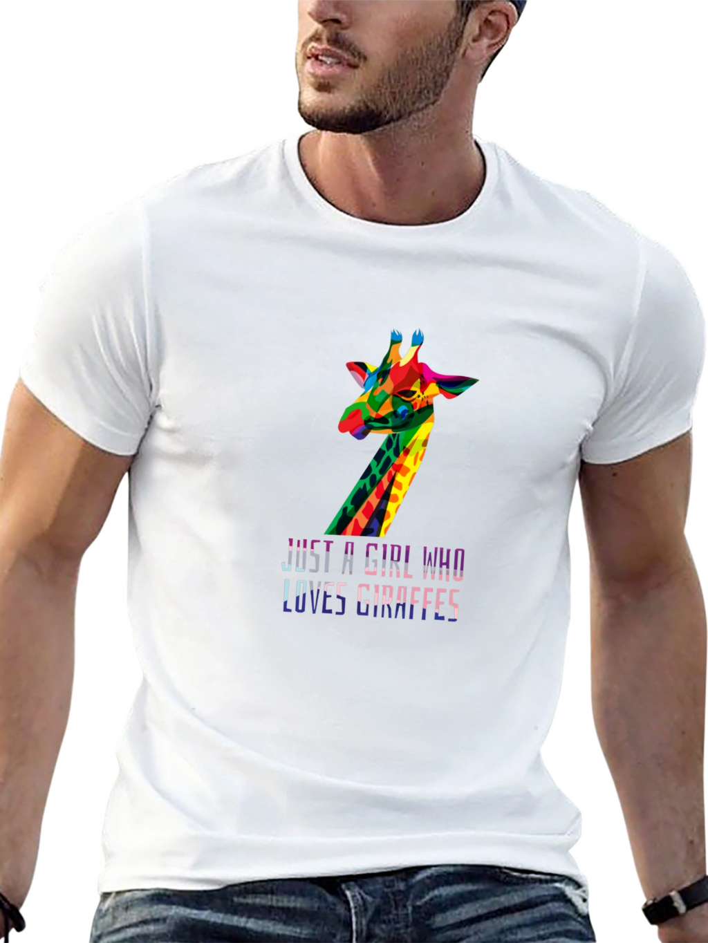 Just a Girl Who Loves Giraffes T-Shirt