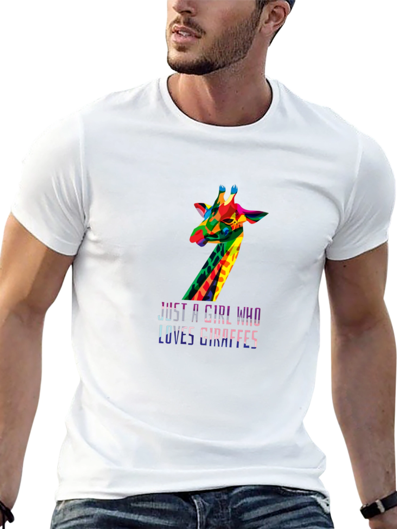 Just a Girl Who Loves Giraffes T-Shirt