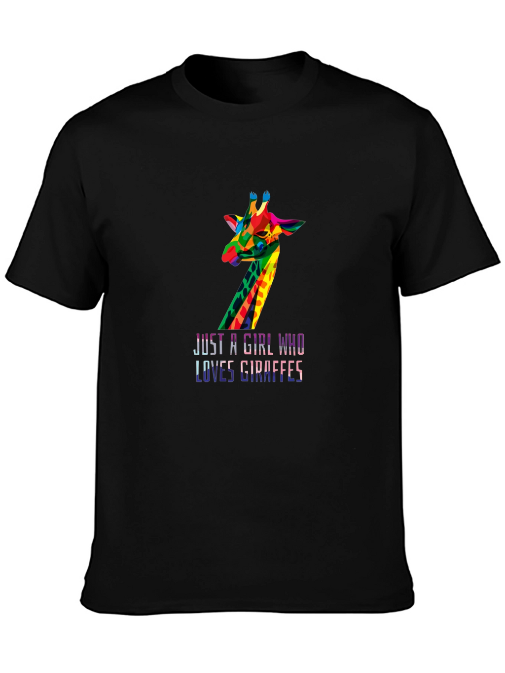 Just a Girl Who Loves Giraffes T-Shirt