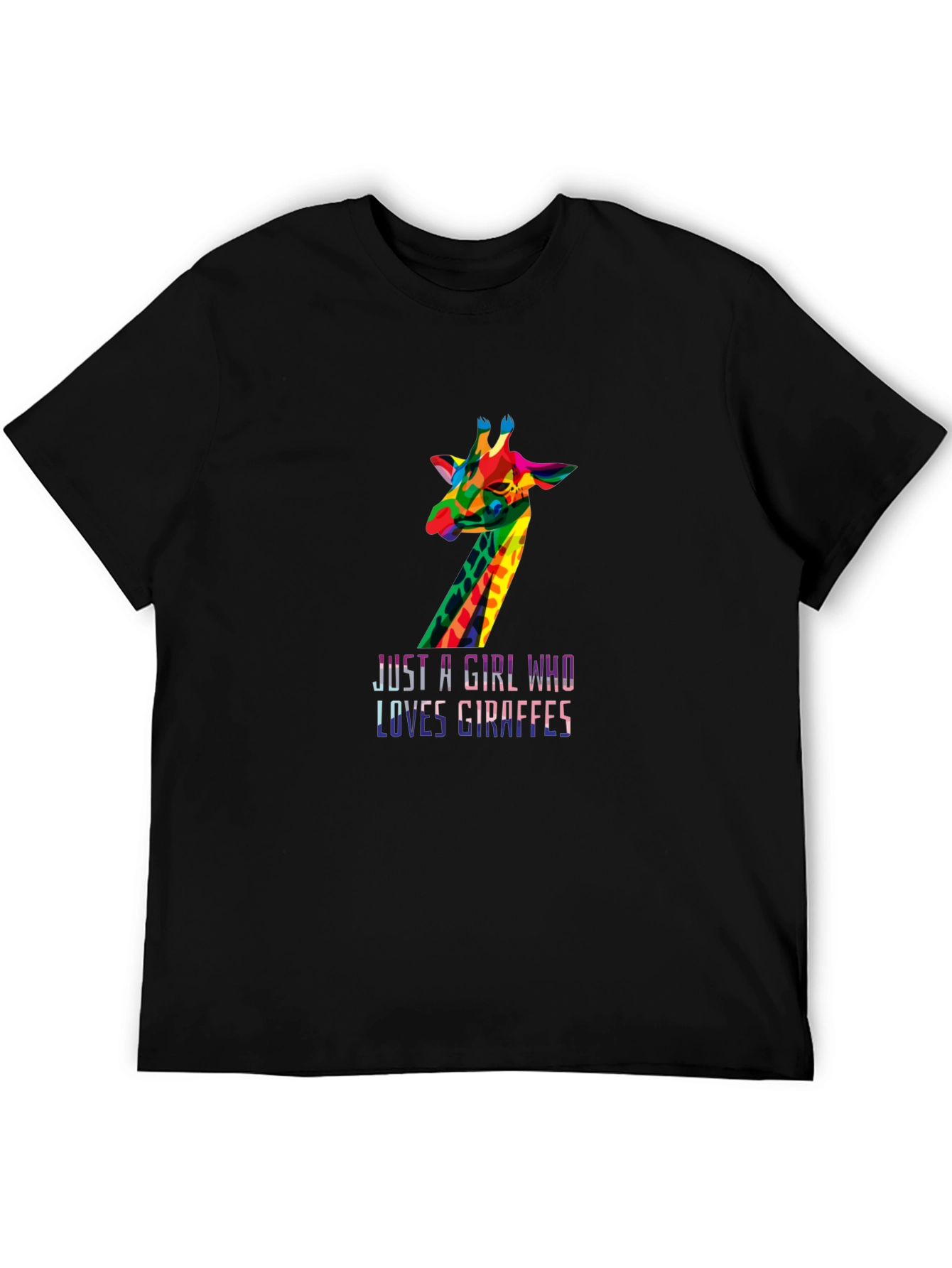 Just a Girl Who Loves Giraffes T-Shirt