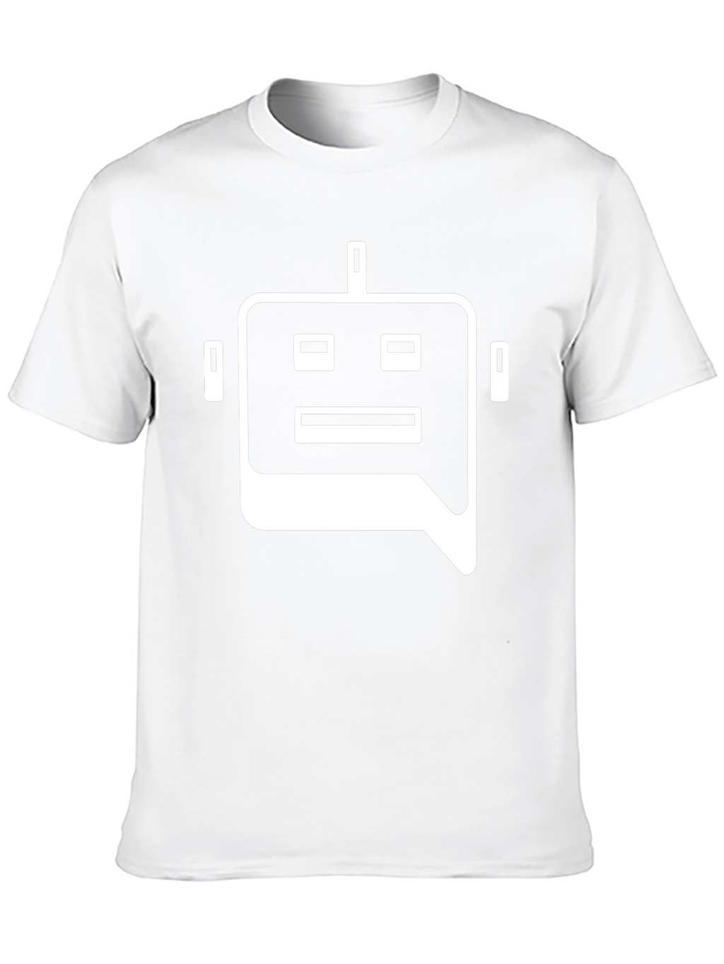 Robot Head Graphic Tee - Black