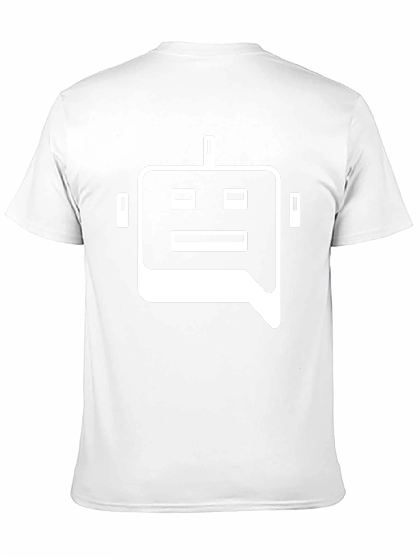 Robot Head Graphic Tee - Black