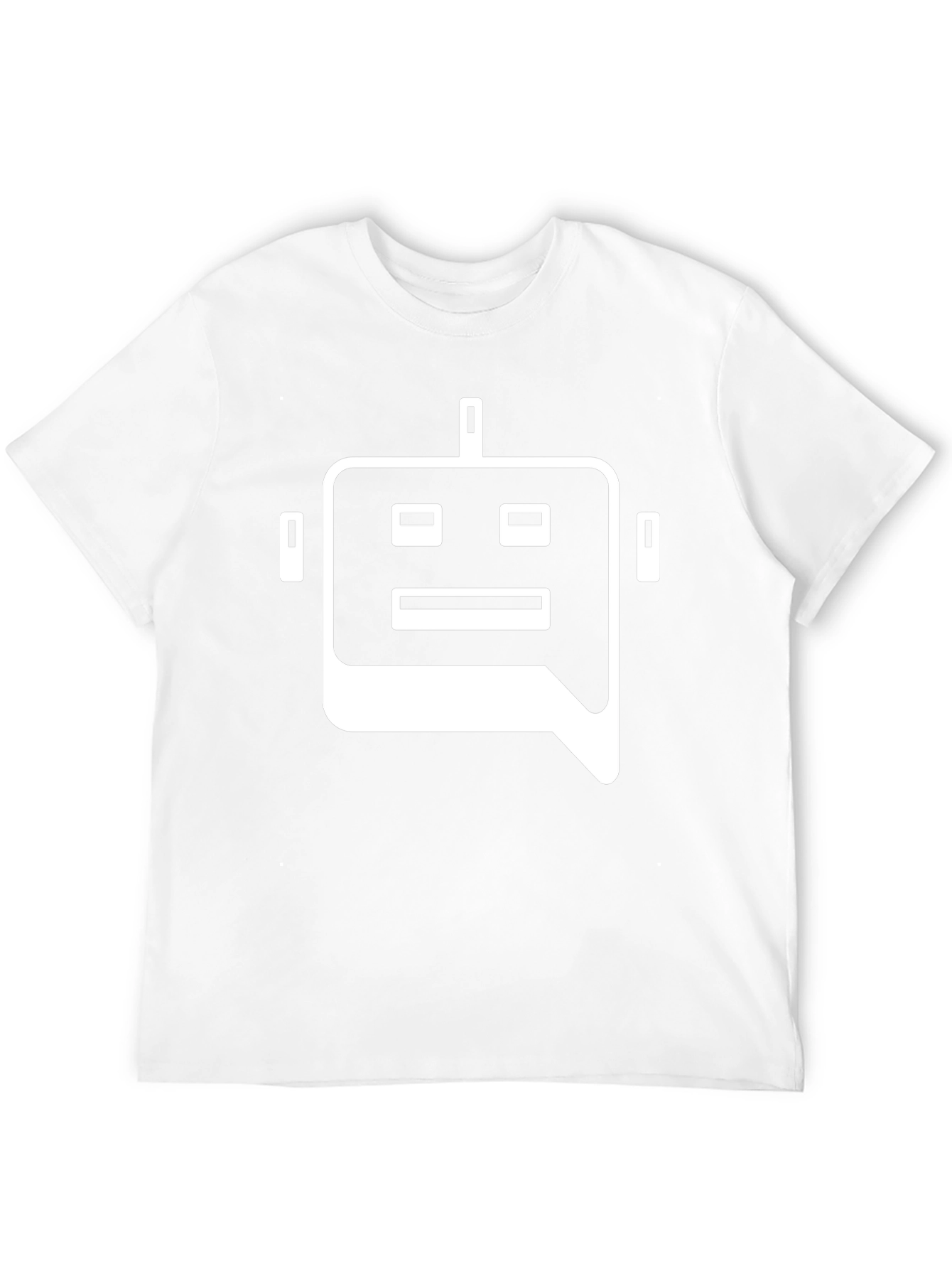 Robot Head Graphic Tee - Black