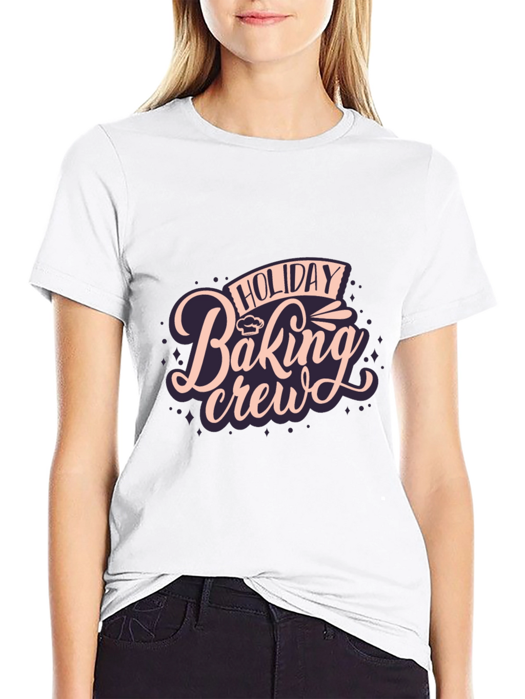 Holiday Baking Crew Black T-Shirt