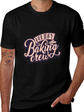 Holiday Baking Crew Black T-Shirt