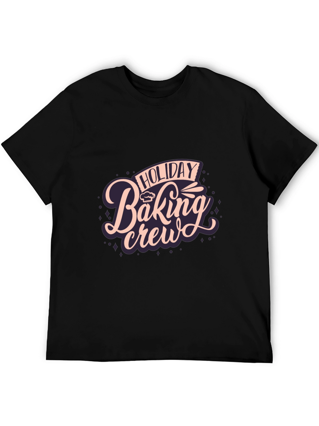 Holiday Baking Crew Black T-Shirt
