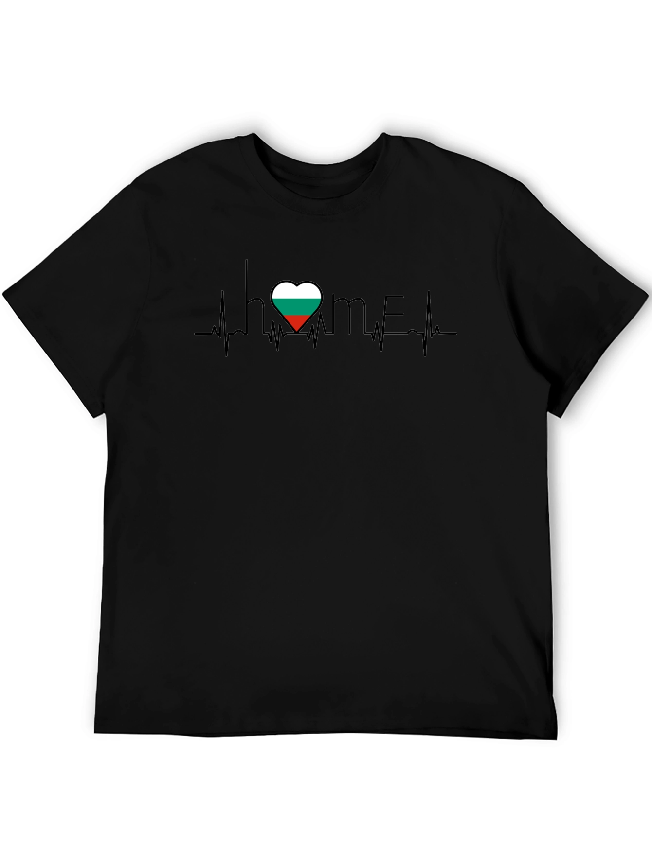 Bulgaria Flag Heartbeat T-Shirt