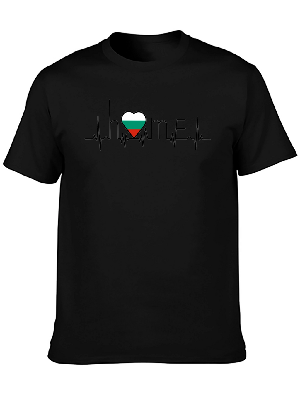 Bulgaria Flag Heartbeat T-Shirt
