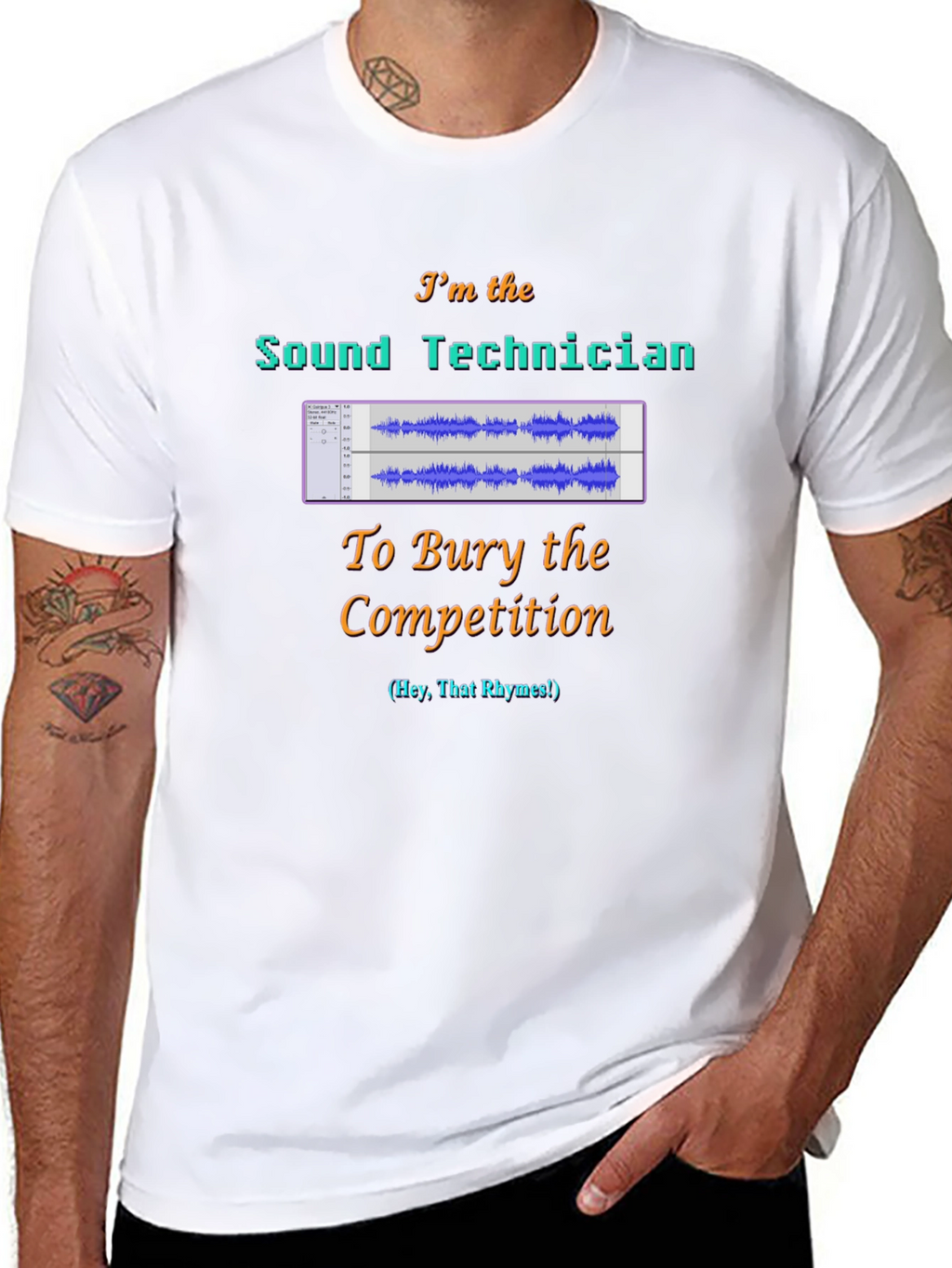 Sound Technician T-Shirt - Audio Engineer Competition