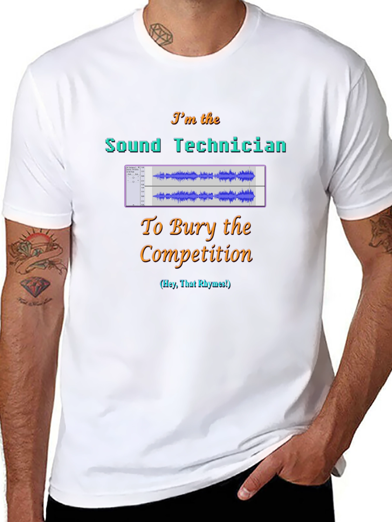 Sound Technician T-Shirt - Audio Engineer Competition
