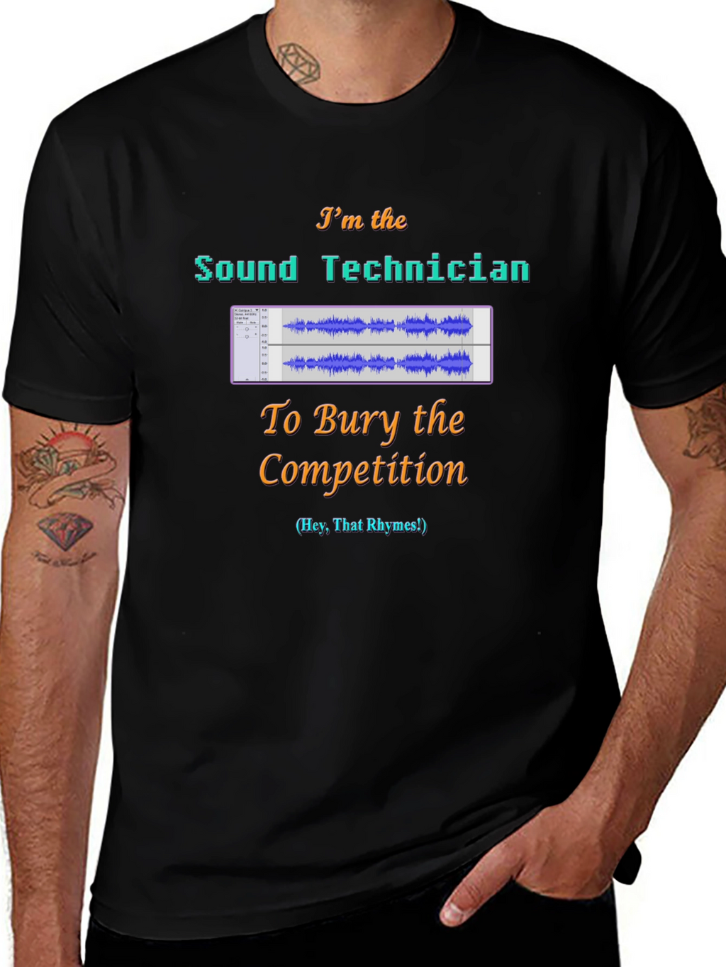 Sound Technician T-Shirt - Audio Engineer Competition
