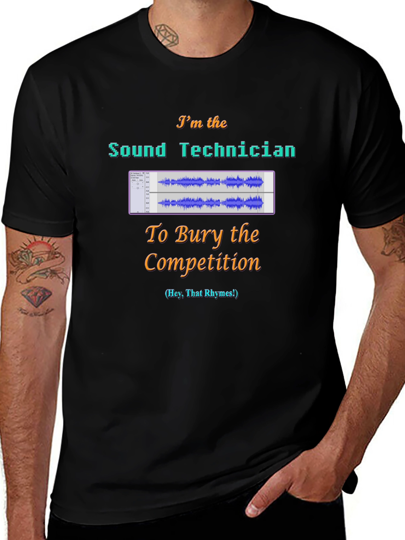 Sound Technician T-Shirt - Audio Engineer Competition