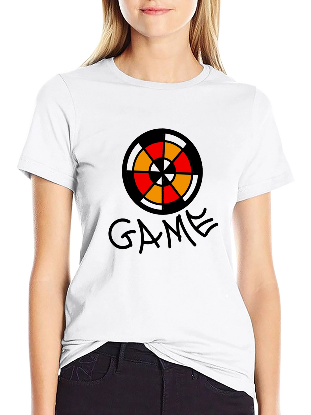 Game Target Graphic Black T-Shirt