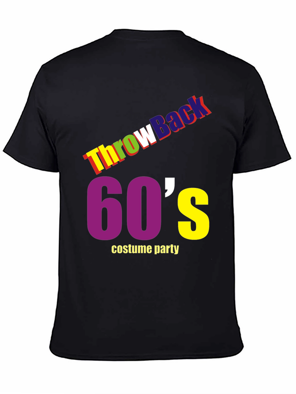 60s Throwback Costume Party T-Shirt