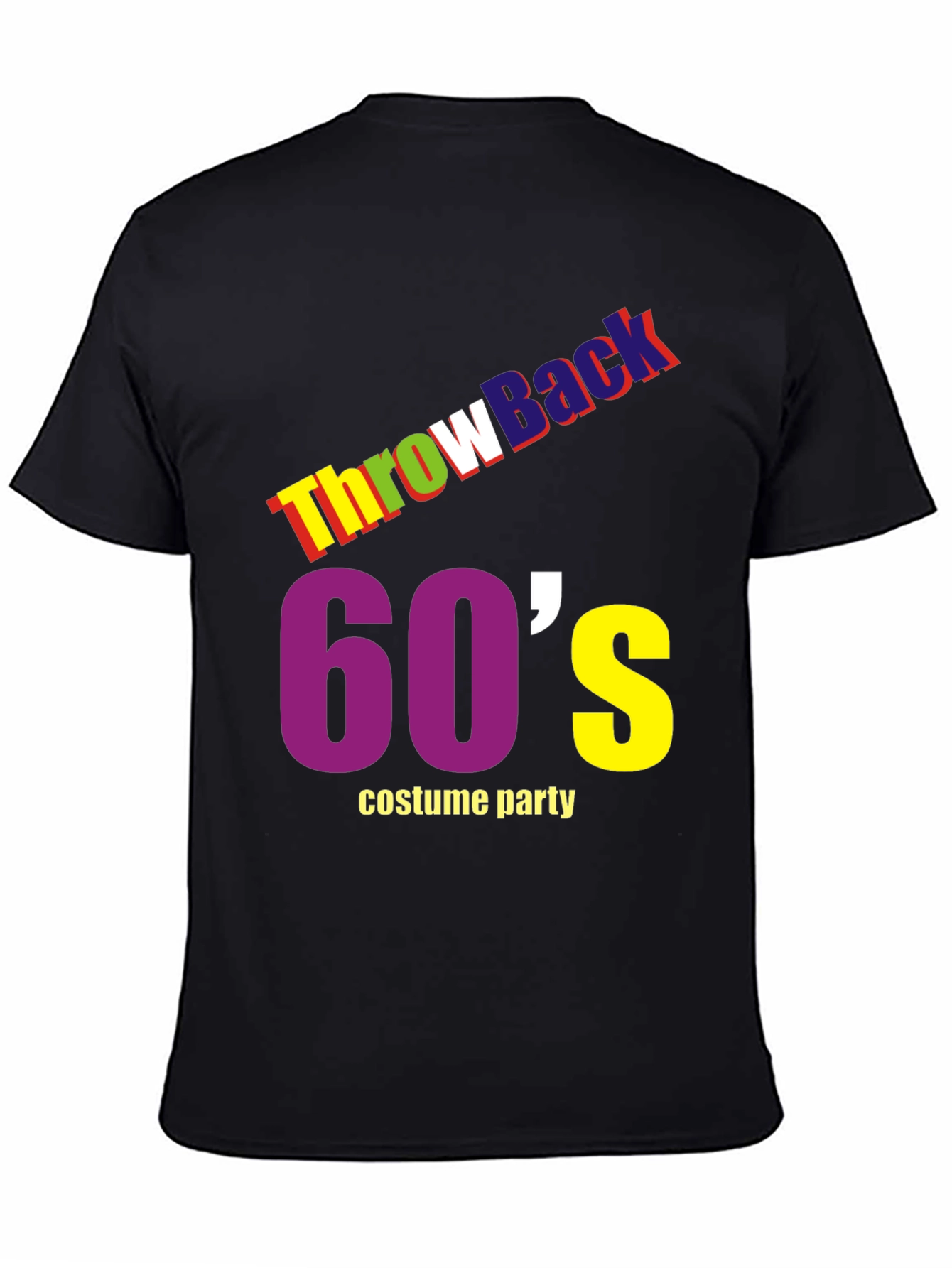 60s Throwback Costume Party T-Shirt