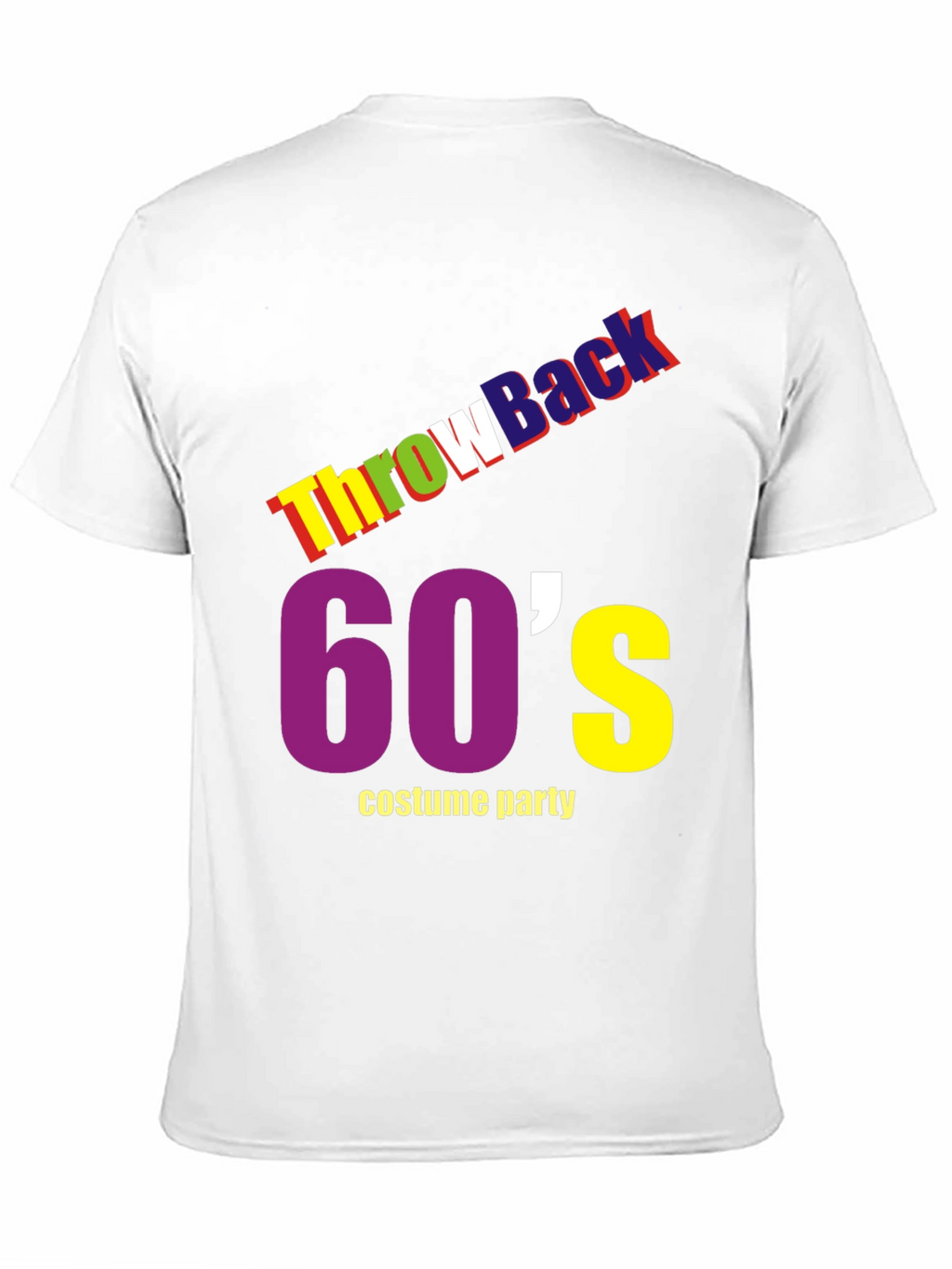 60s Throwback Costume Party T-Shirt