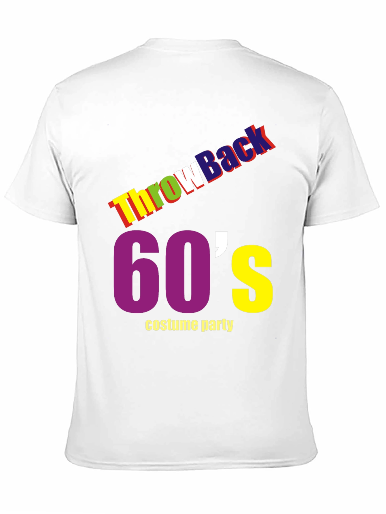 60s Throwback Costume Party T-Shirt