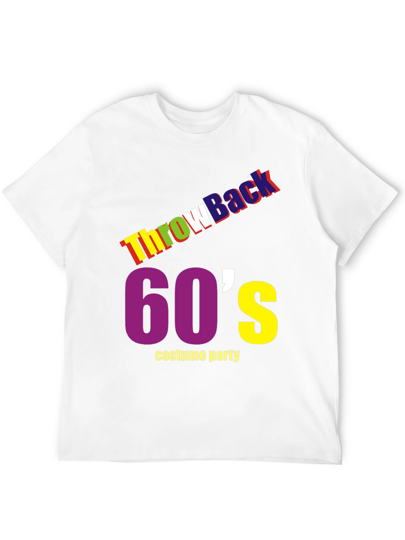60s Throwback Costume Party T-Shirt