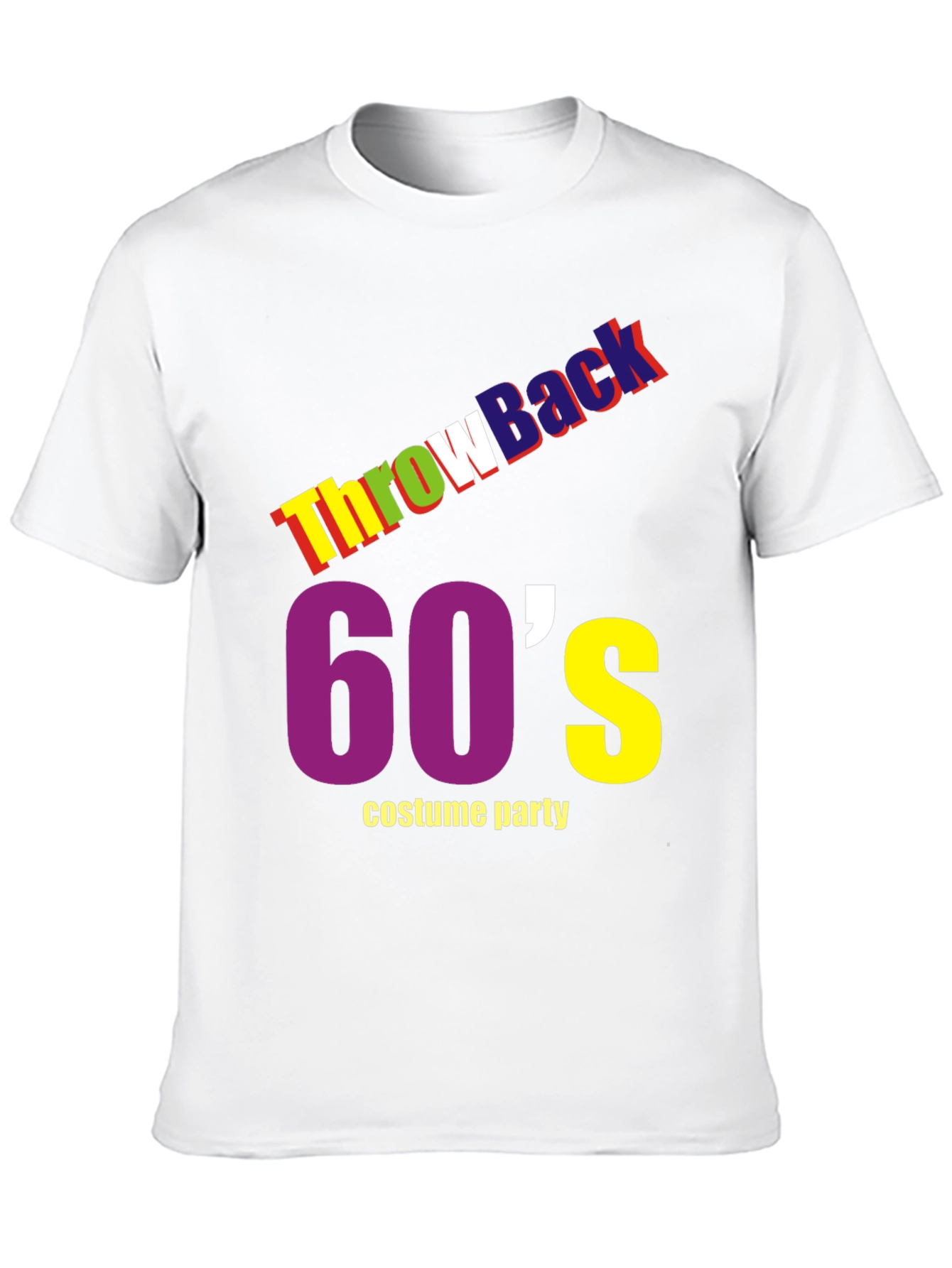60s Throwback Costume Party T-Shirt