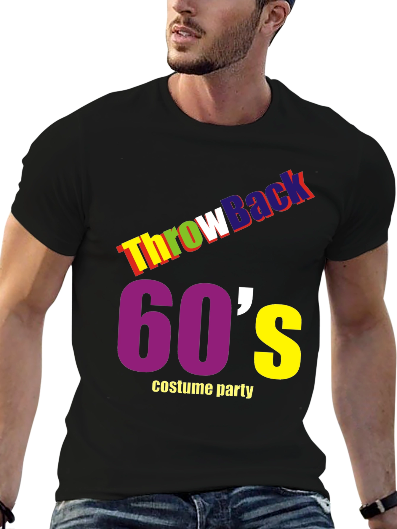 60s Throwback Costume Party T-Shirt