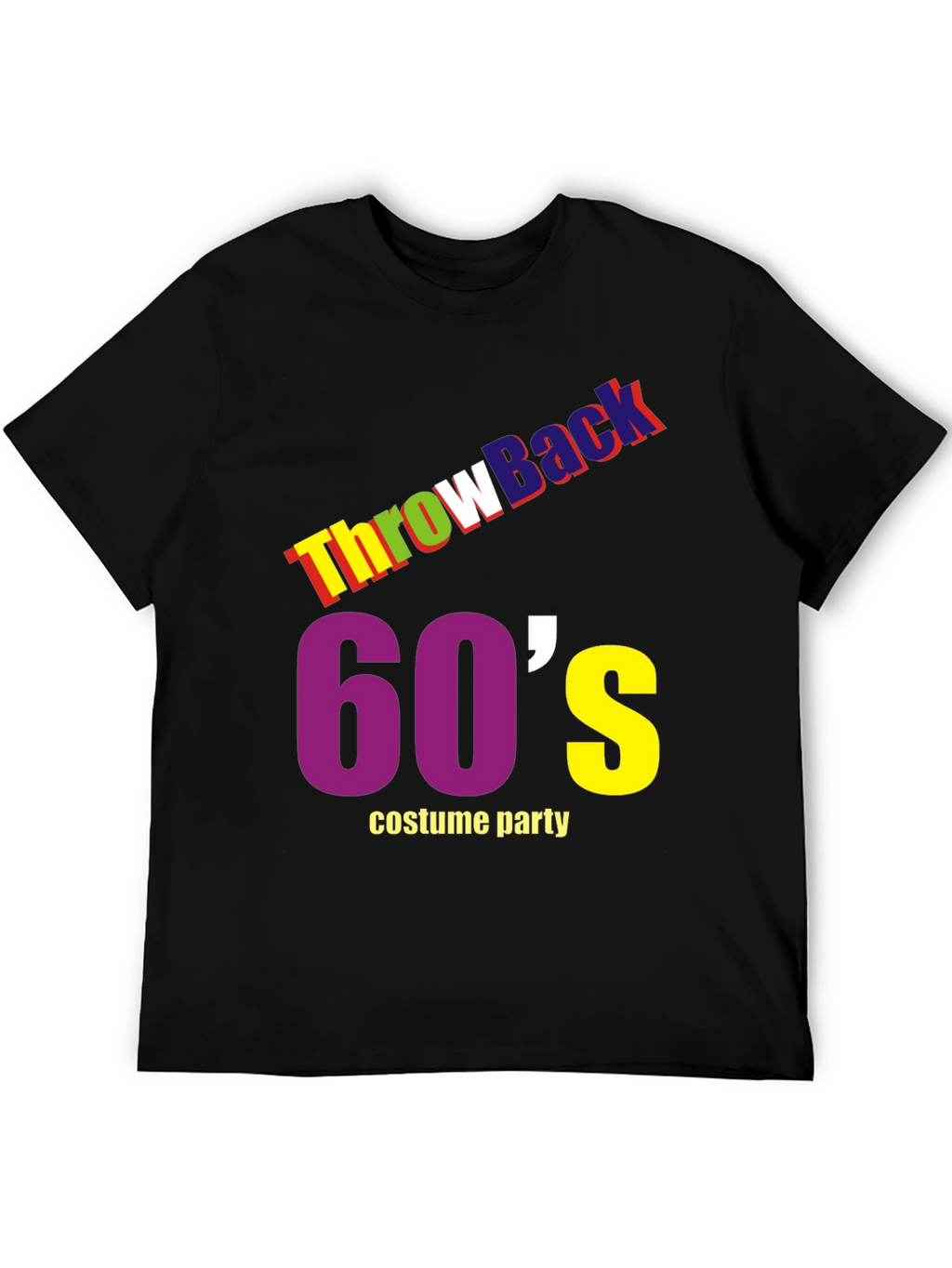 60s Throwback Costume Party T-Shirt