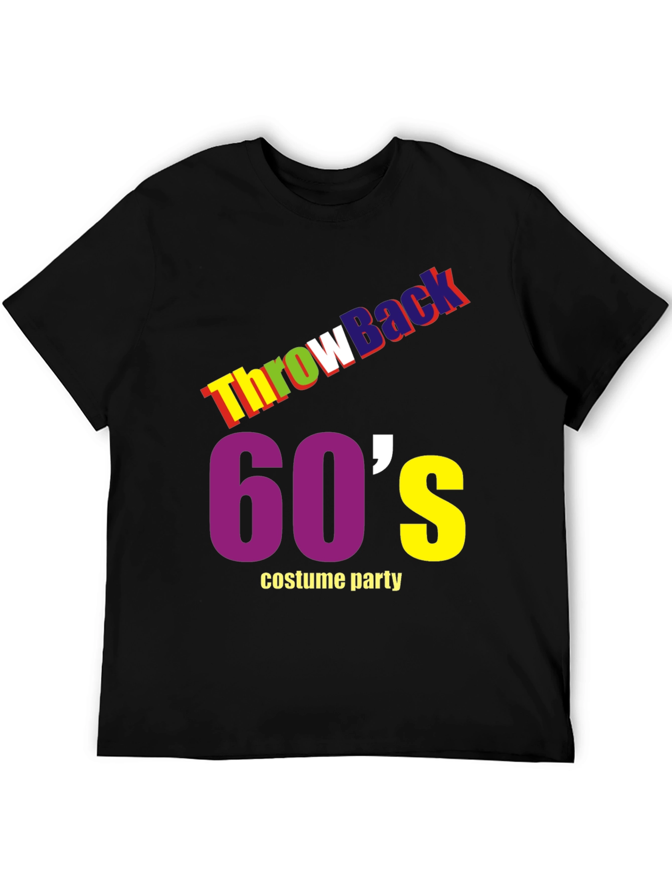 60s Throwback Costume Party T-Shirt