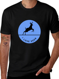 I Love Deer T-Shirt - Black Crew Neck