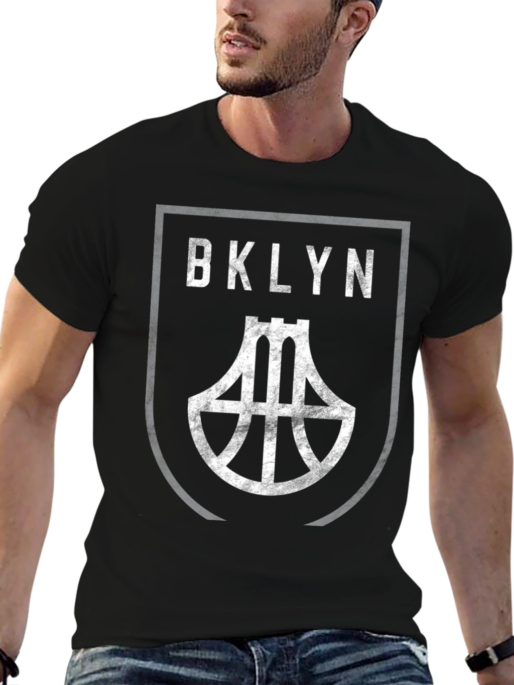 Brooklyn Basketball T-Shirt - Black Graphic Tee